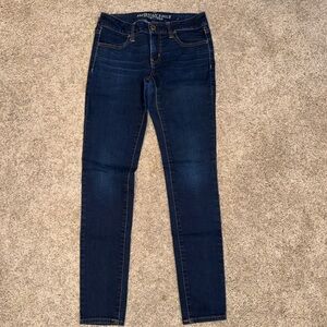 American Eagle Outfitters Women's Navy Skinny Jeans